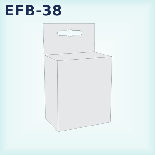 EFB-38 — 5 Panel Hanger Auto Bottom packaging