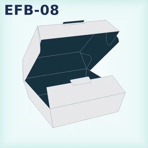 EFB-08 — Burger Box Template packaging