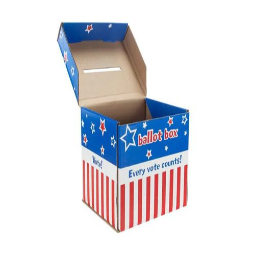 Ballot Box packaging