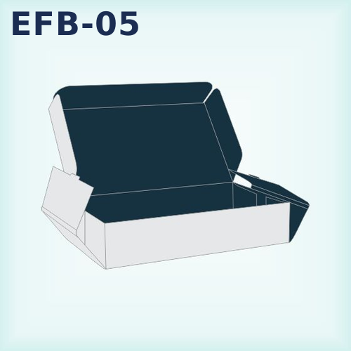 EFB-05 — Roll End Tuck Top With Dust Flaps packaging