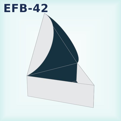 EFB-42 — Triangular Tray Lid packaging