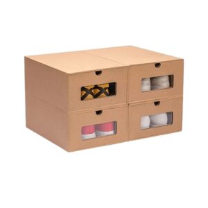 Corrugated Cardboard Shoe Boxes with Lids