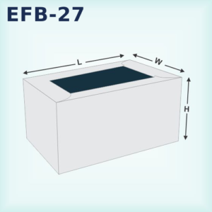 EFB-27 — Double Wall Frame Tray