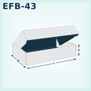 EFB-43 — Tab Lock Tuck Top Boxes
